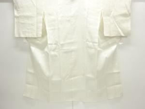 アンティーク　本麻すかし織芝草に萩模様長襦袢